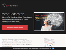 Tablet Screenshot of gehirnbooster.com